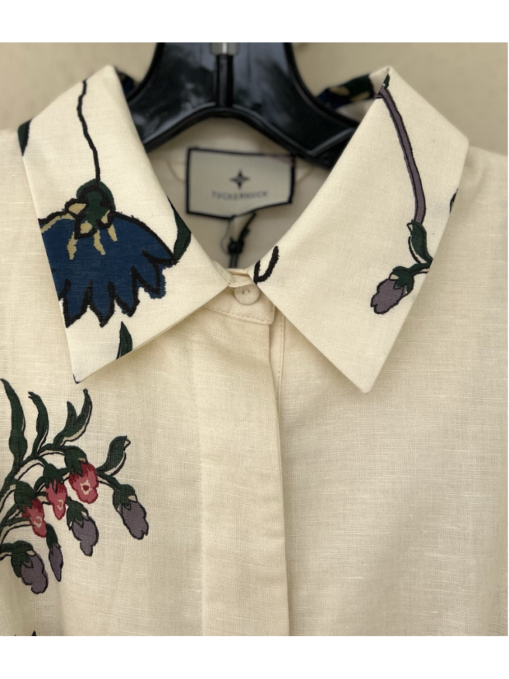 Tuckernuck Belle Bouquet Cotton Linen Therese Puff Sleeve Dress No Belt Garden - Picture 6 of 11